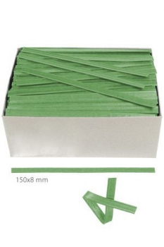 Clipbandverschluss 150x8mm grün, 100Stk.